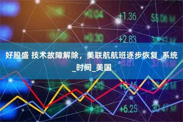 好股盛 技术故障解除，美联航航班逐步恢复_系统_时间_美国